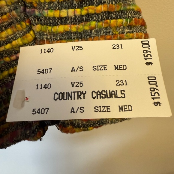 V.P. Collections Handwoven Silk Open Front Blazer Jacket Women’s Size Medium NWT - Picture 8 of 10